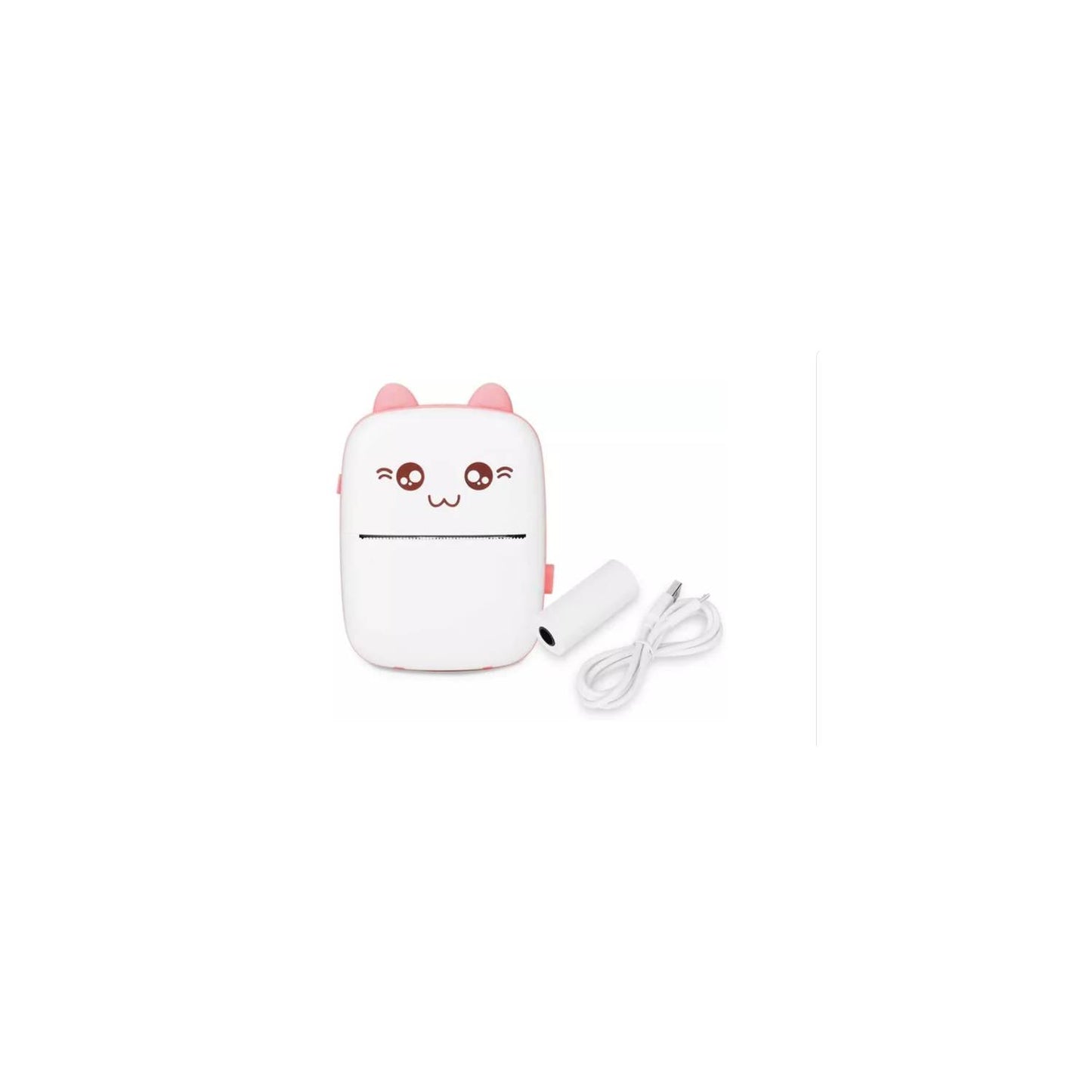 🐱✨ ¡Mini Impresora Gatito + 10 Rollos de Papel Térmico! ✨📦