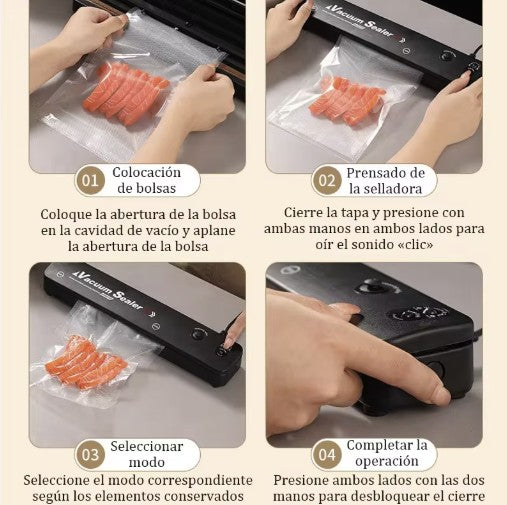 Selladora de Alimentos al Vacío 🥬🥦🍅🥩